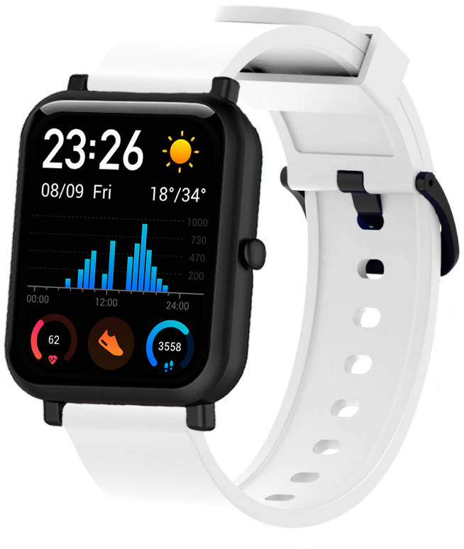 

Силиконовый ремешок Like для Amazfit GTS Белый