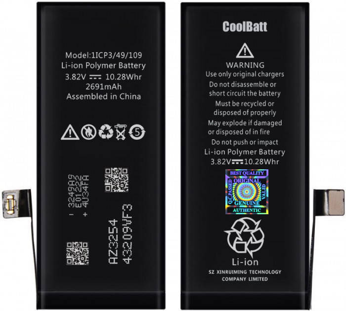 

Батарея CoolBatt для iPhone 8 Plus (2000000009971)
