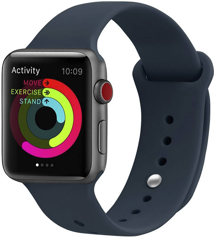 

Ремешок UWatch Silicone Strap for Apple Watch 38/40 mm Midnight Blue
