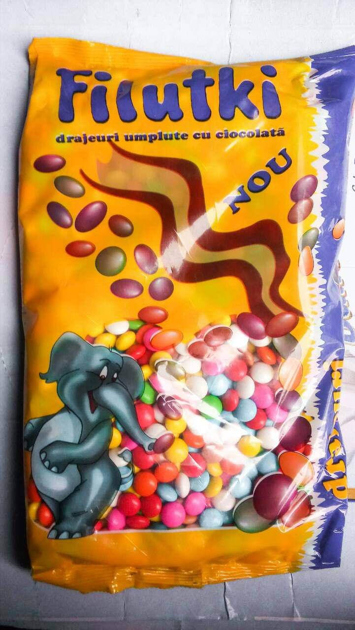 

Filutki Draje разноцветные шоколадные драже 1 кг