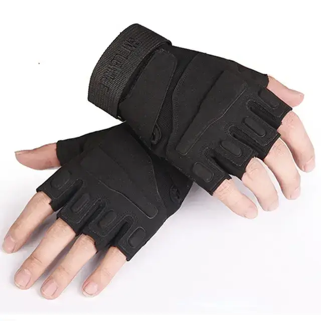 

Тактические перчатки TACTIC 2 беспалые XL Black Wolf штурмовые