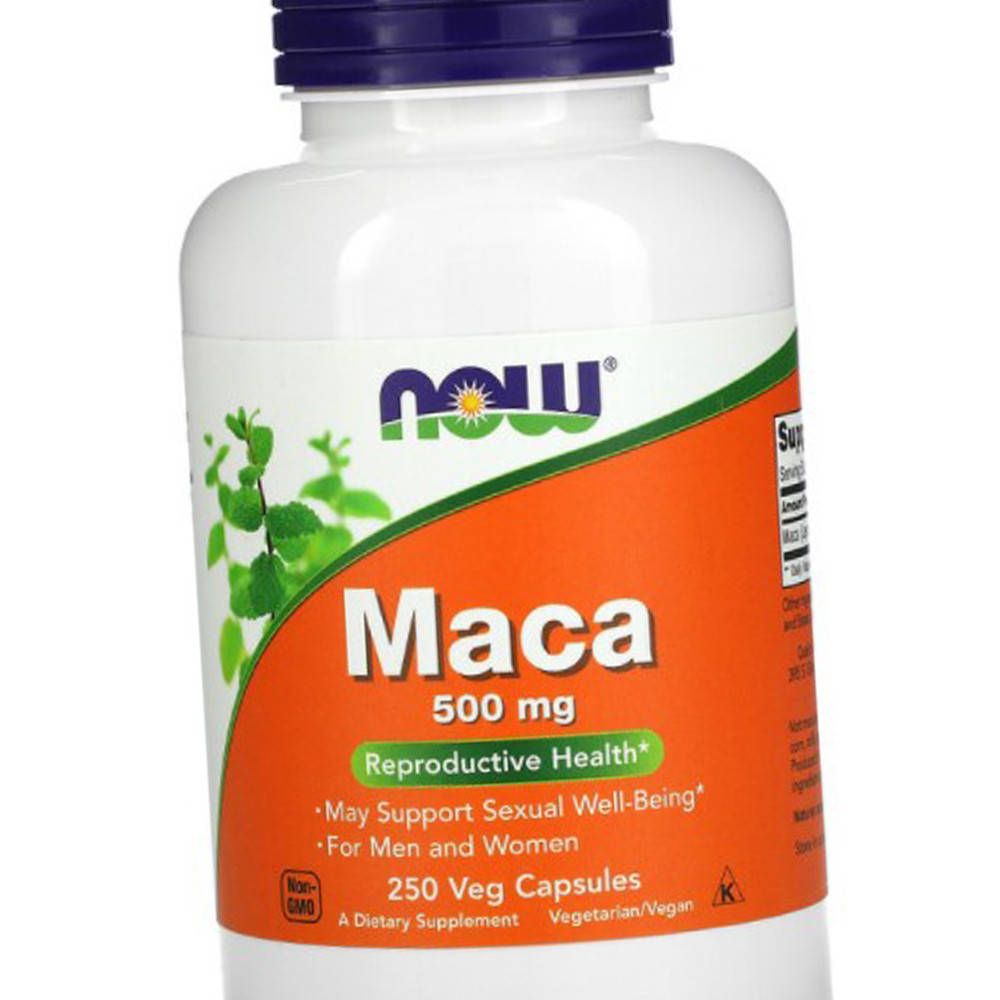 

Мака перуанская NOW Foods Maca 500 mg 250 капсул