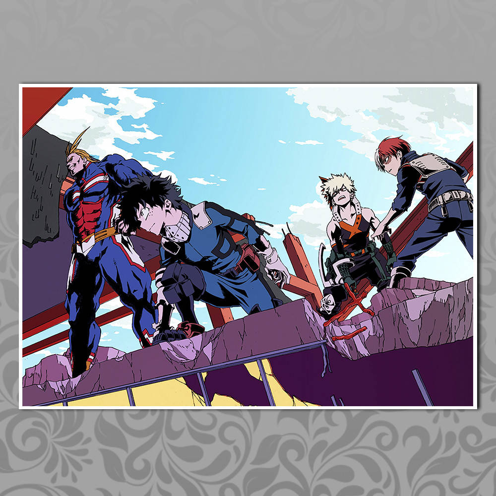 

Плакат Аниме Boku no Hero Academia 012