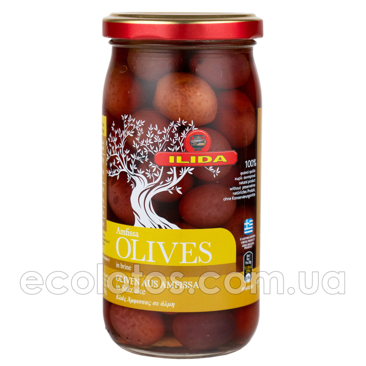 

Оливки Амфисса "ILIDA" 350 г
