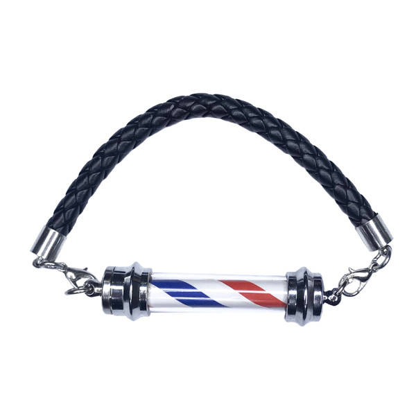 

Браслет-фенечка на плетеном ремешке BarberTools Barber Pole
