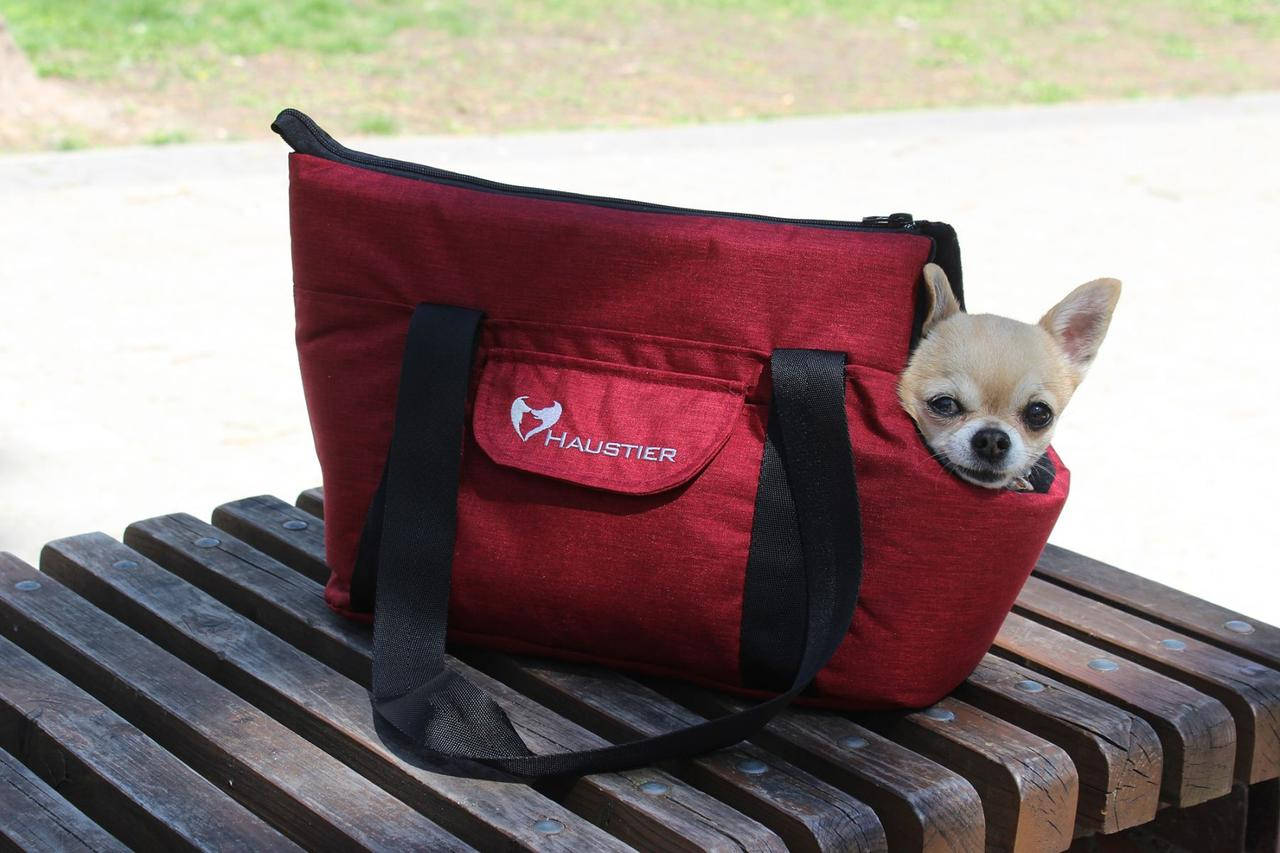 

Сумка Переноска для Собак и Кошек Winter Cherry S - 35x22x28см, Красный