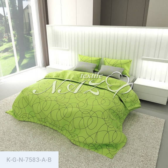 

Мохито грей флип - Бязь Gold - Двухспальный комплект