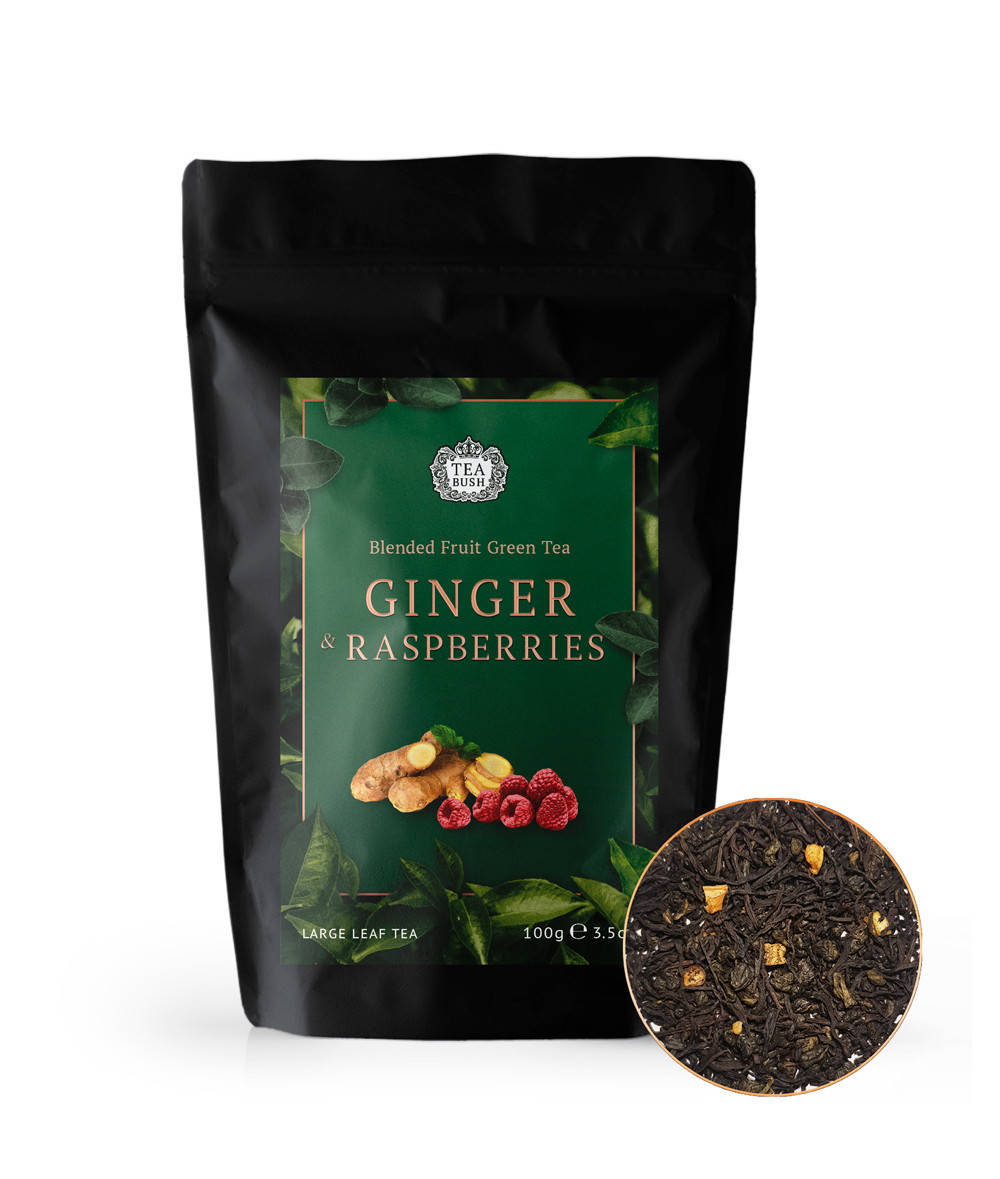 

Чай Зеленый Имбирь малина 50 грамм