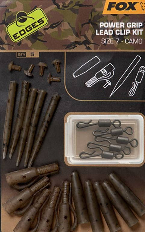 

Камуфлированный Набор Безопасный Клипс Плотного Хвата Fox Camo Power Grip Lead Clip Kit №7