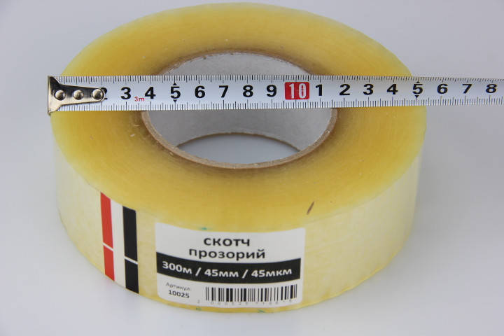 

Скотч прозрачный 300м/45мм/45мкм