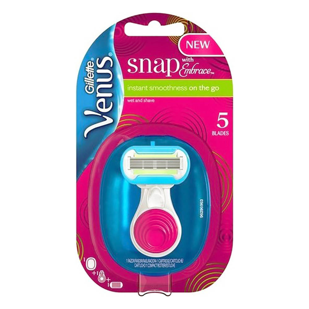 

Станок с 1 сменной кассетой Gillette Venus Snap Embrace (7702018364459)