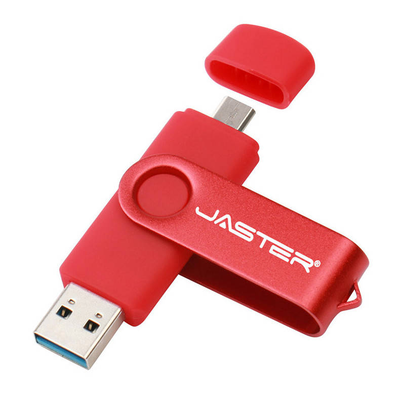 

Флэш-накопитель USB 3.0 Flash 16Gb + OTG Micro USB Jaster в блистере