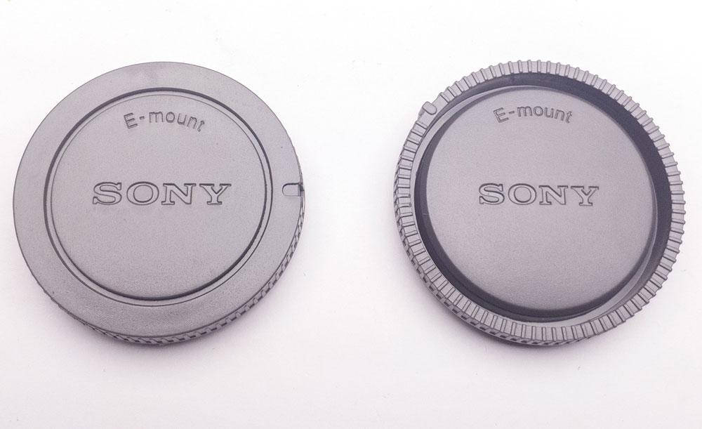 

Задняя крышка объектива Sony E-Mount + Крышка на тушку