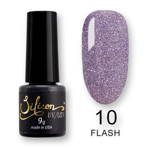 

Гель-лак Silicon Flash № 10 светоотражающий, 9 мл