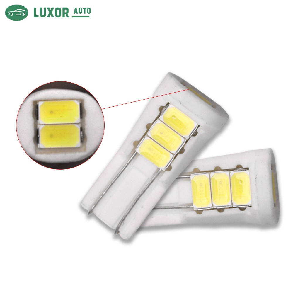 

Светодиодные LED лампы W5W T10 8 ceramic SMD 5630, Canbus (Обманка) 10-14В белый