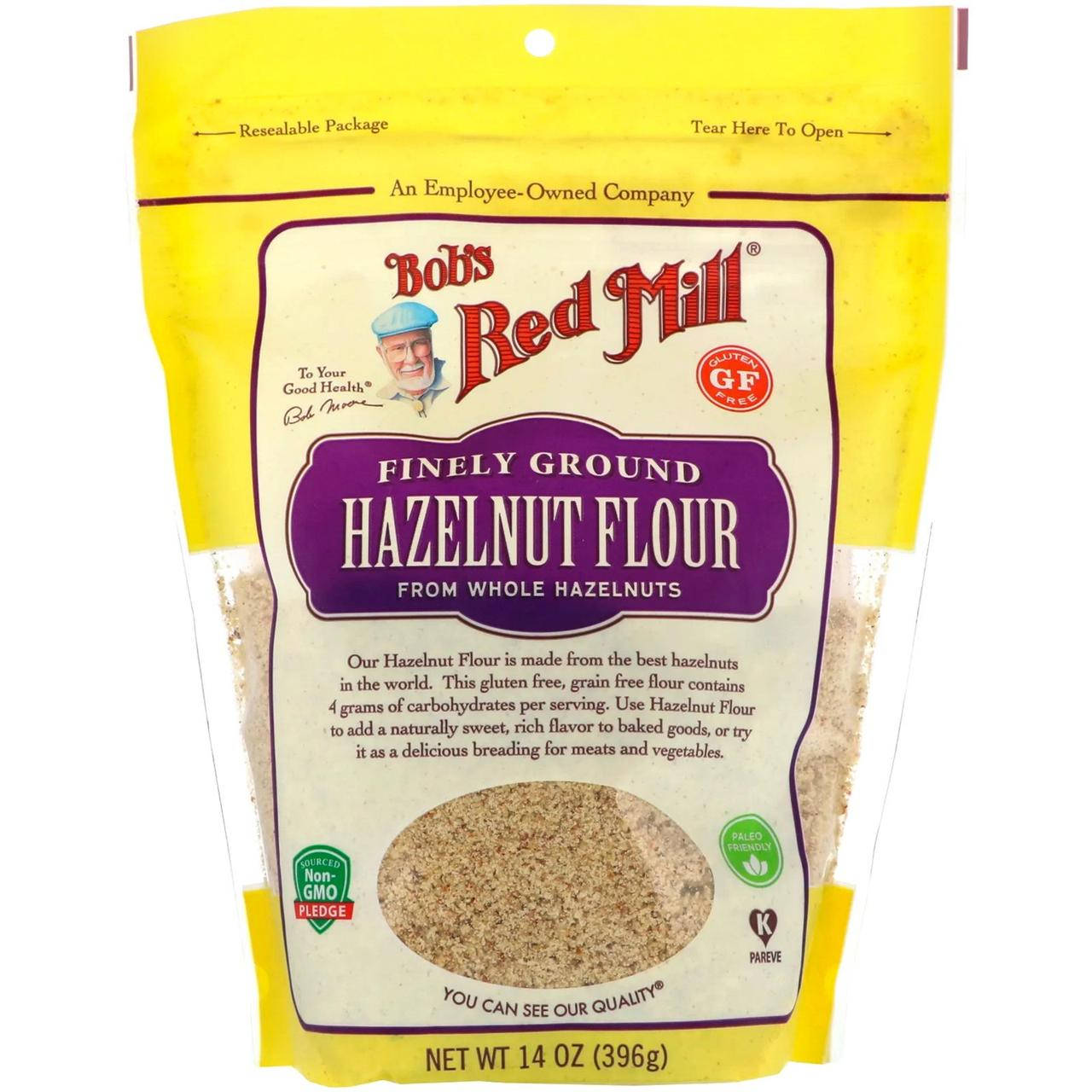 

Bob's Red Mill, Фундучная мука мелкого помола, безглютеновая, 396 г