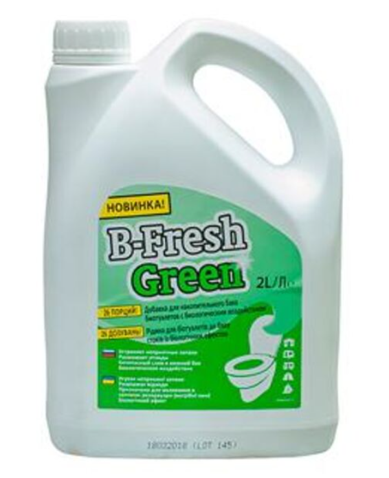 

Рідина для нижнього бака, B-Fresh Green, Бі Фреш Грін, 2 л, THETFORD., Зелёный