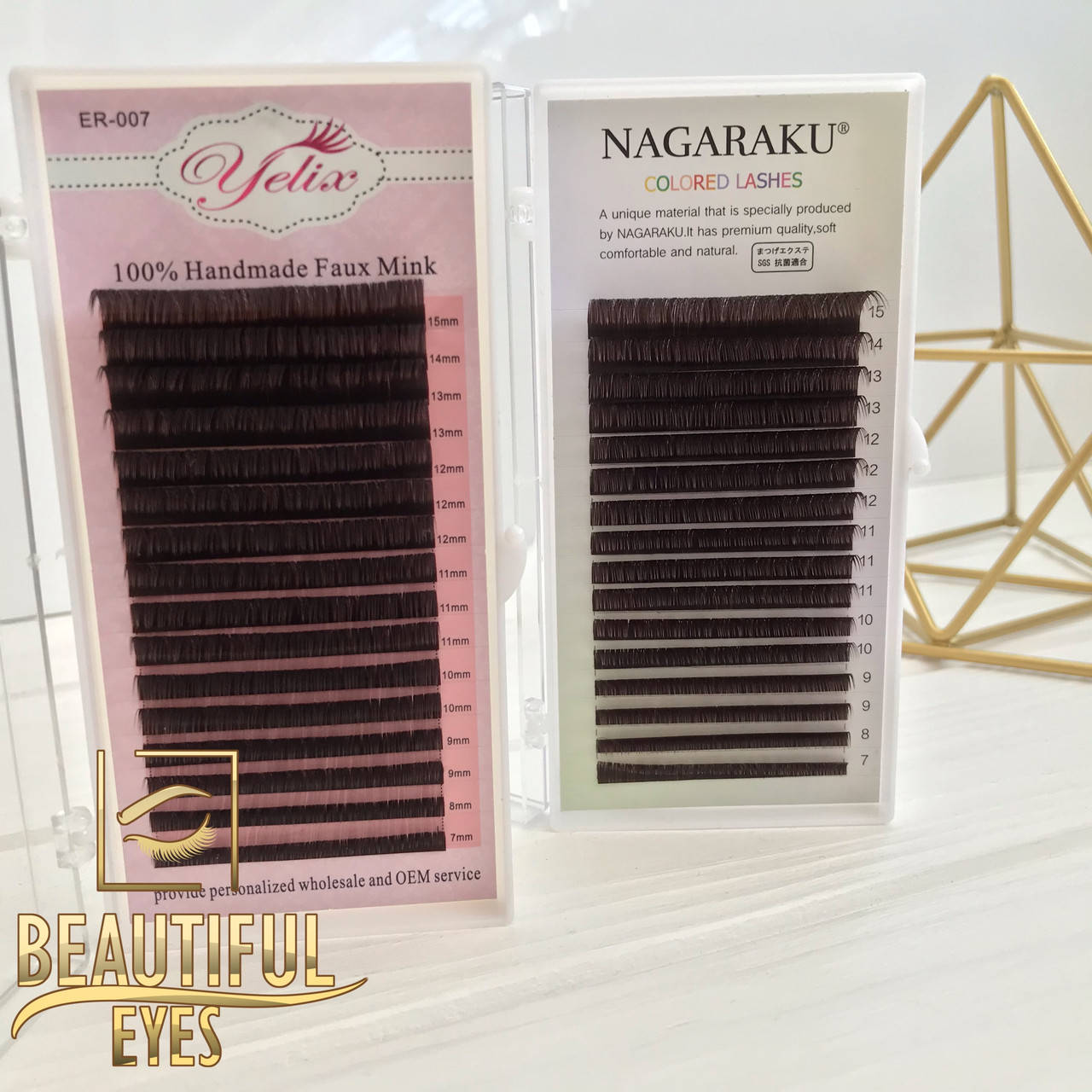 

Вії Горький шоколад YELIX С, 0.10