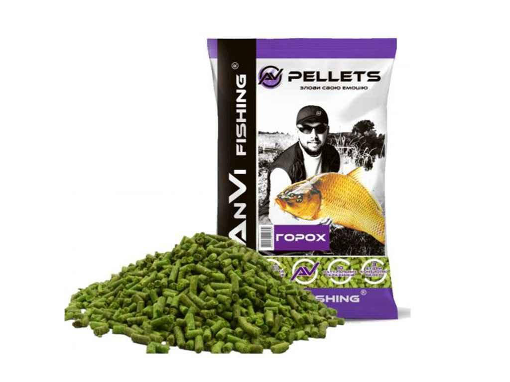 

Принада в гранулах Pellets ГОРОХ 5мм. 1 кг. ТМ ANVI-FISHING