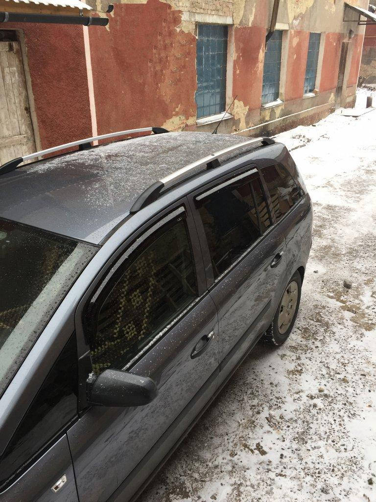 

Рейлинги алюминиевые (Caravan, хром) для Opel Zafira B 2006-2011 гг.