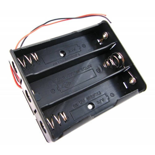 

Батарейный отсек для 3x 18650, 11.1В бокс кейс с проводами, Arduino