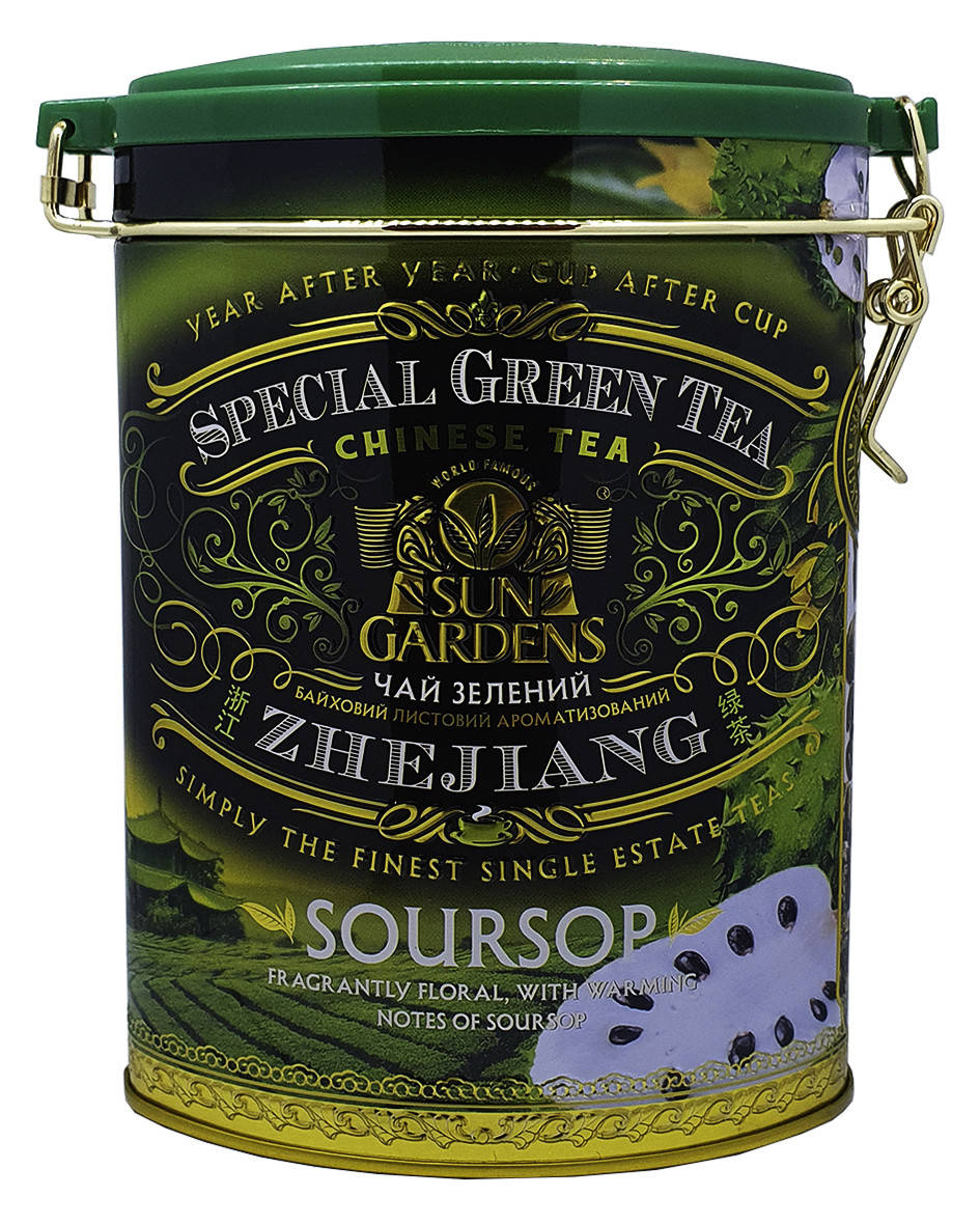 

Чай зелений з саусепом Sun Gardens Soursop 100 г (52577)