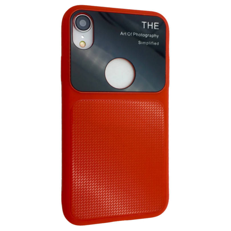 

Накладка силикон стекло Totu Arte Geometry для Apple iPhone XR (red), Красный