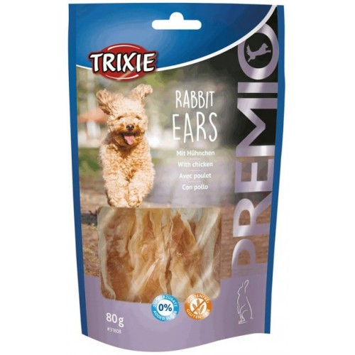 

Лакомство для собак Premio уши кролика 80г, Trixie TX-31808 (цена за 1 штуку)