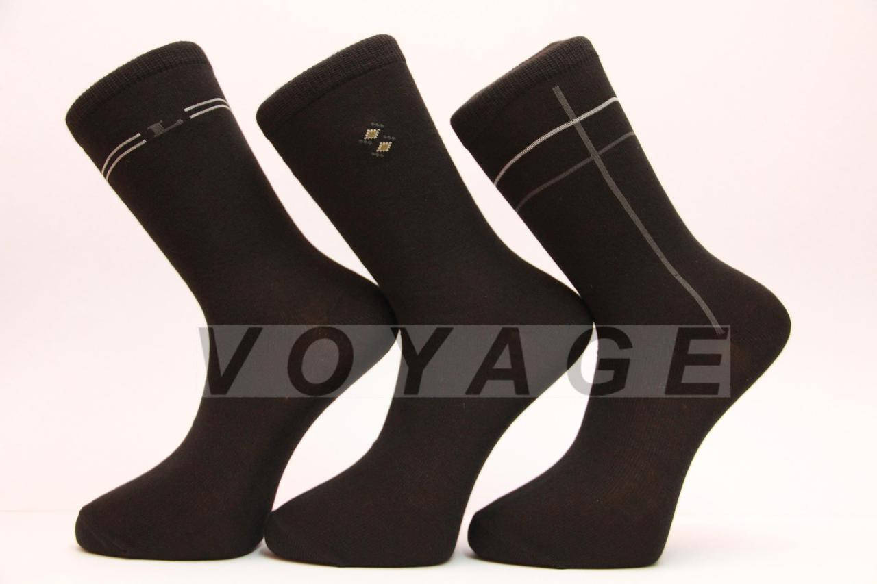 

Мужские носки высокие стрейчевые STYLE-LUXE М10-111 41-46 черный