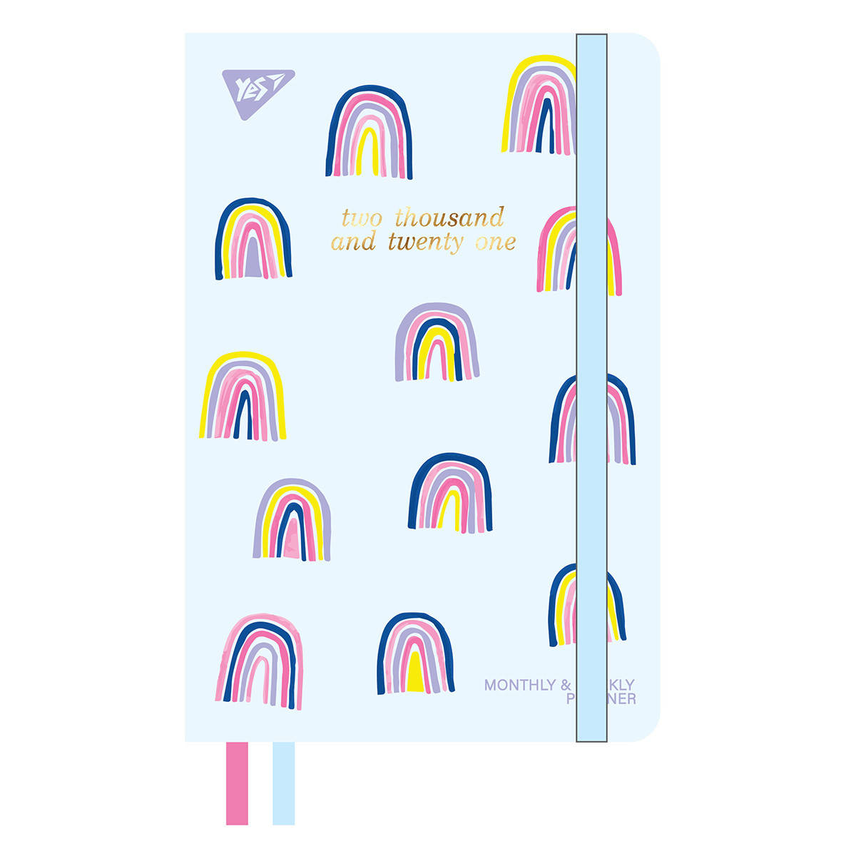 

Планер YES датированный анг. "Rainbow" тверд. 192 *132мм 146 стр стикеры код: 151659