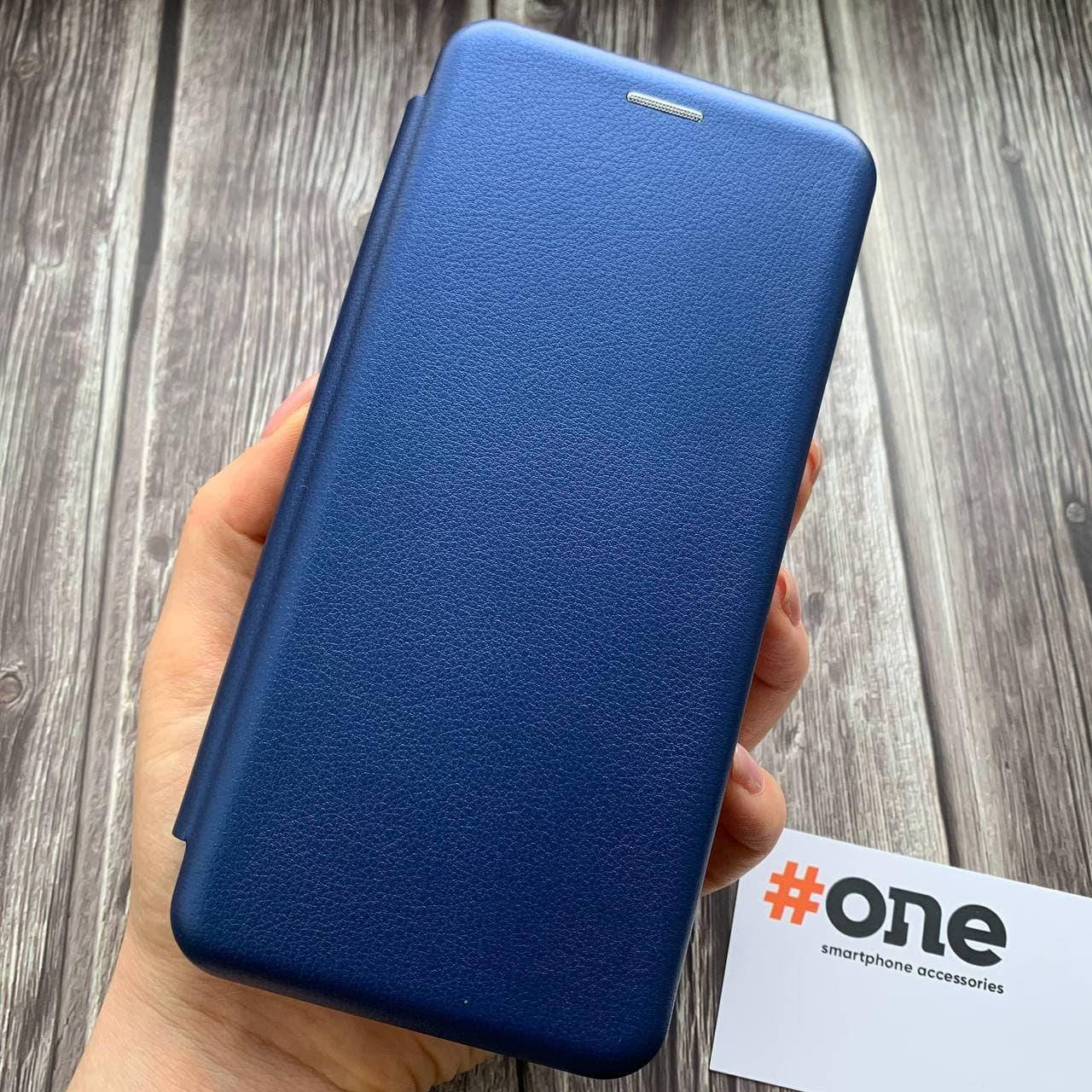 

Чехол книга для Samsung Galaxy M12 с эко кожи с подставкой магнитом книжка на телефон самсунг м12 синяя STN, Синий