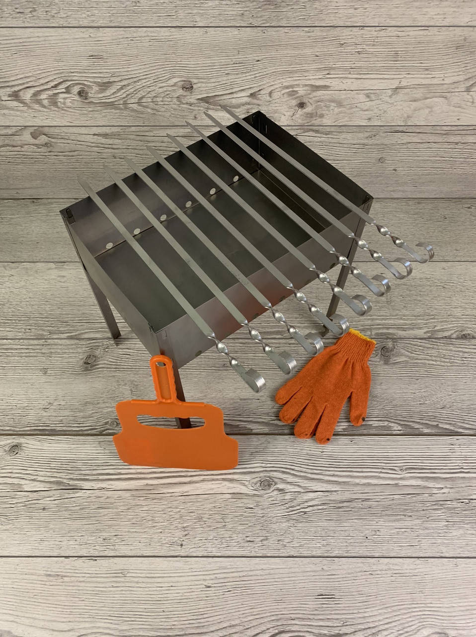 

Мангал Пикник 1 300/240/300 на 6 шампуров