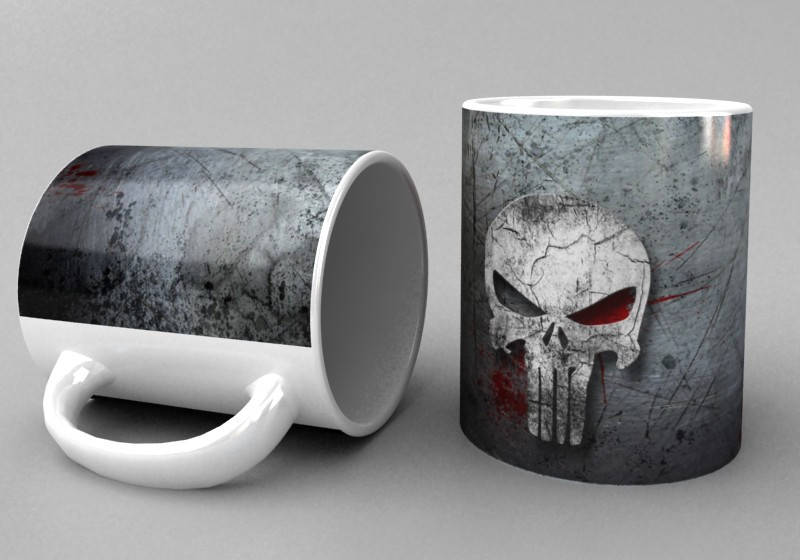 

Чашка "Каратель 2" (Punisher), Белый