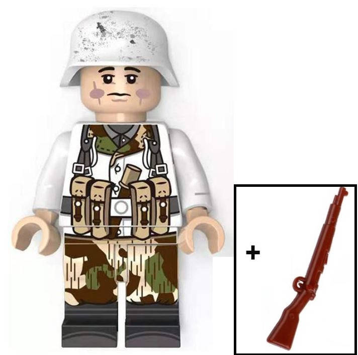

Военные фигурки,Немецкий солдат зима №9 1шт, BrickArms