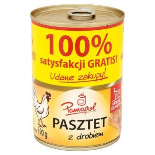 

Курячий паштет Pamapol Pasztet 390 г