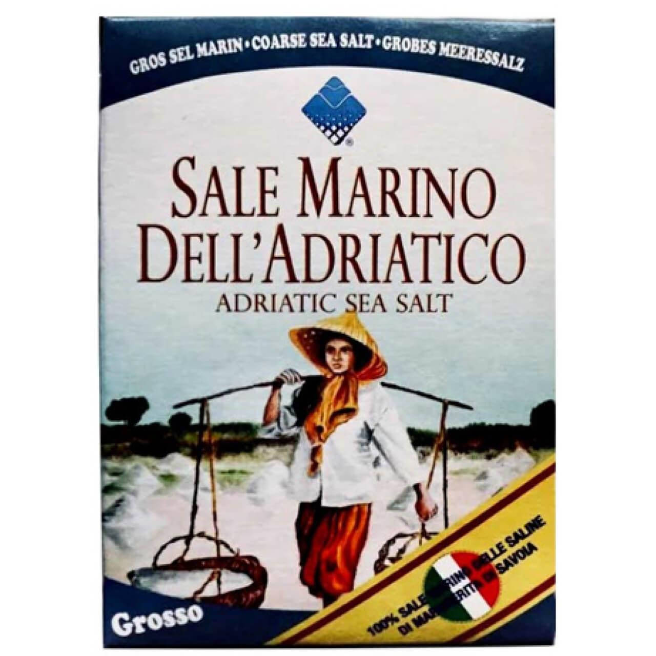 

Соль ТМ Dell'Adriatico морская крупная 1 кг