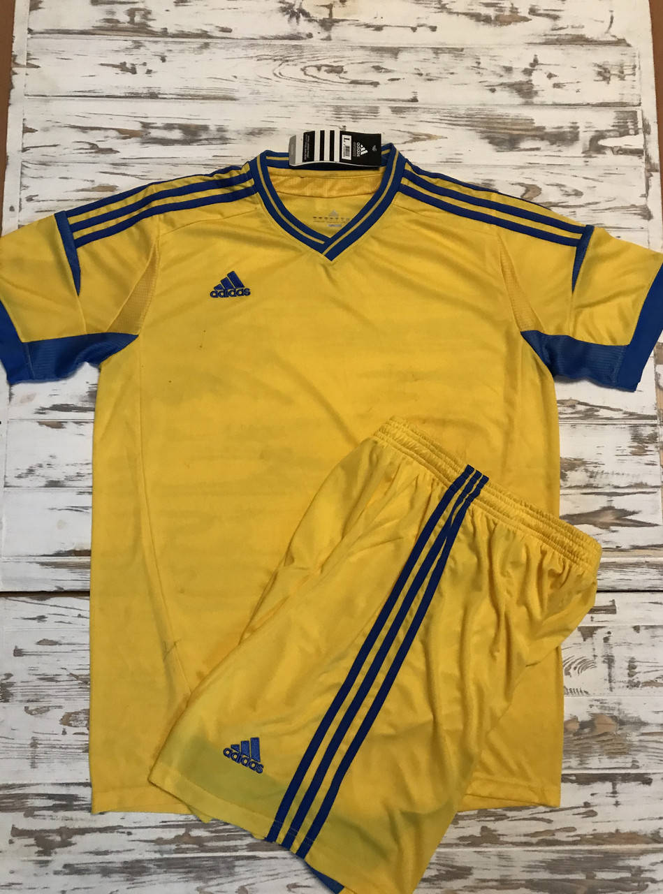 

Футбольная форма Adidas Condivo желто-синяя