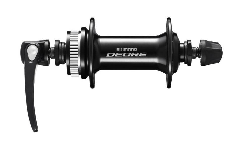 

Втулка передня Shimano Deore HB-M6000 32 отвори CenterLock QR 9x100 чорний