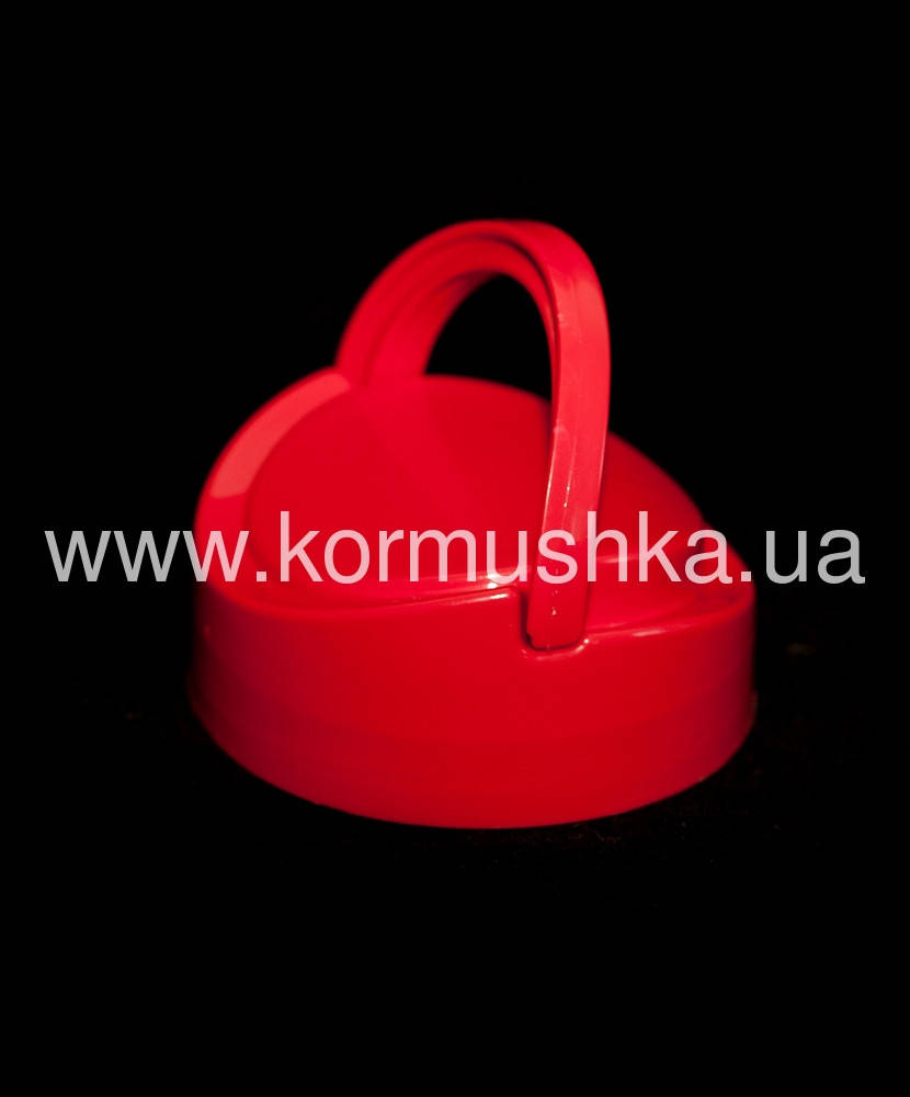 

Крышка твист-офф 100 мм пластмассовая с ручкой, Красный