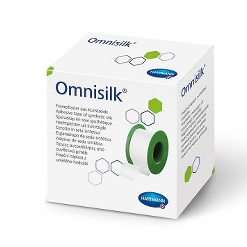 

Omnisilk / Омнисилк - гипоаллергенный пластирь из шелка (белый), катушка, 2,5 см х 5 м