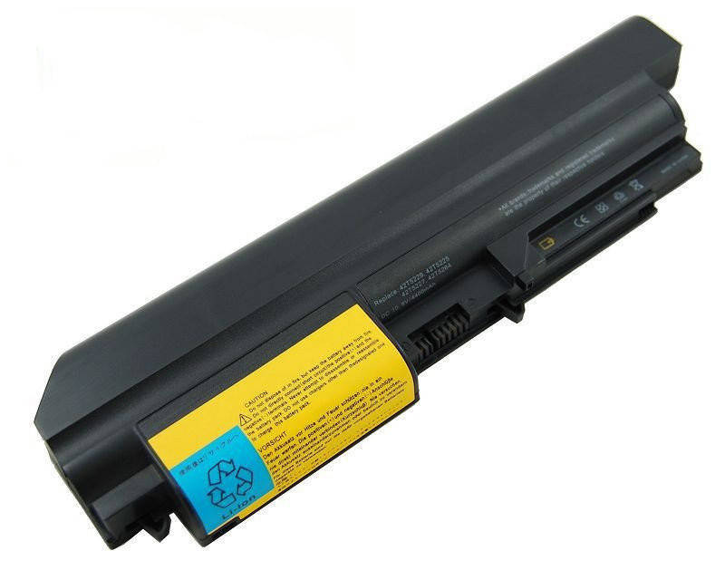 

Аккумуляторная батарея Lenovo 42T5227 Thinkpad R400 T400 R61 R61i T61 T61P, Черный