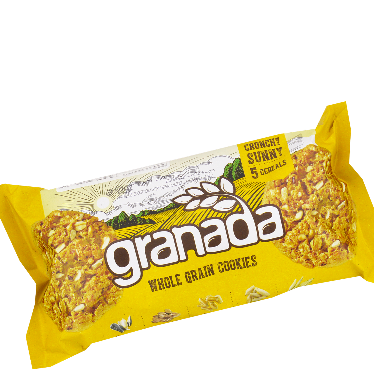 

Печенье цельнозерновое "GRANADA" с овсяными хлопьям,семенами льна,семечками подсолнуха 150 г