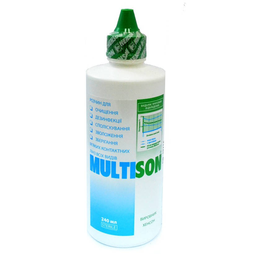 

Раствор для линз Multison 375ml