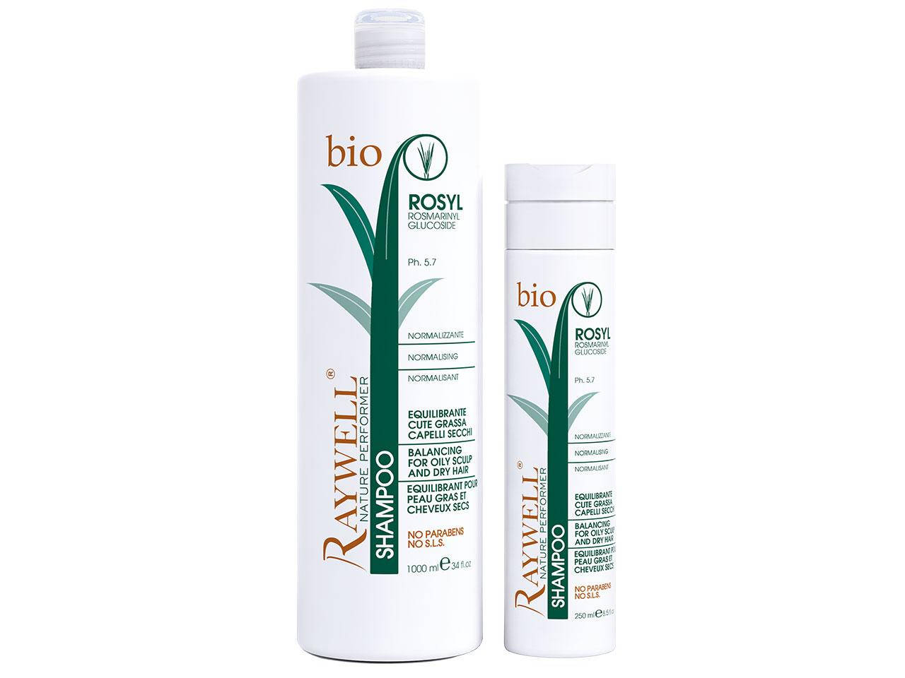 

Raywell Bio Rosyl Шампунь нормализирующий для жирной кожи головы 1000