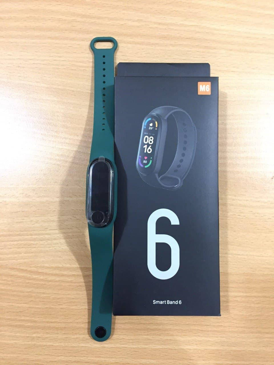

Фитнес-Браслет SMART BAND М6 СмартЧасы M6 Фитнес-трекер Темно-Зеленый
