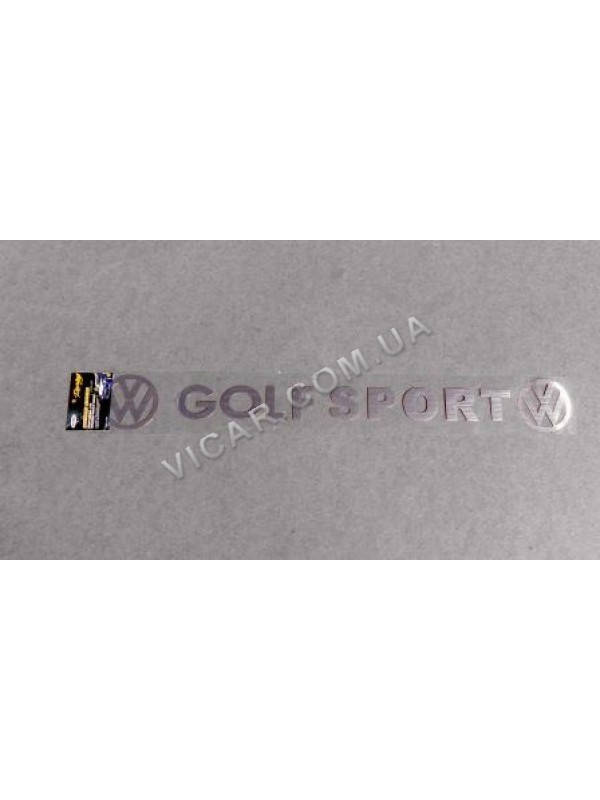 

Наклейка на лобовое стекло Golf Sport