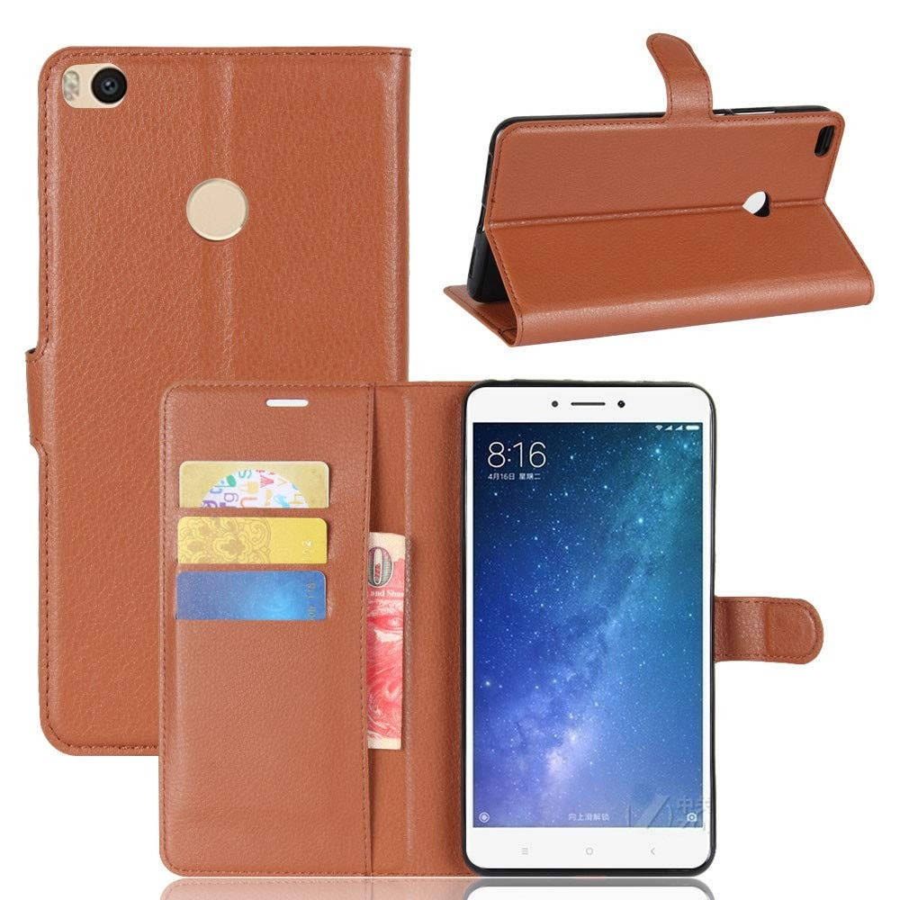 

Чехол-книжка Litchie Wallet для Xiaomi Mi Max 2 Коричневый
