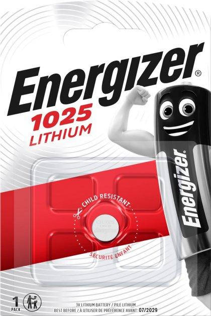 

Дисковая батарейка ENERGIZER Lithium Cell 3V CR1025