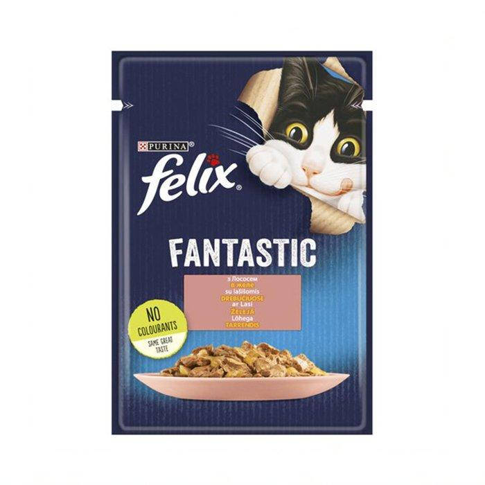 

Felix Fantastic с лососем в желе 85 г