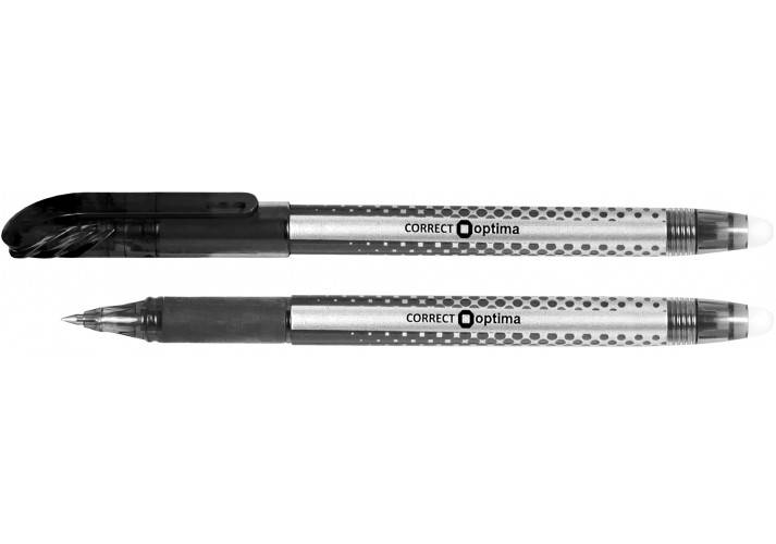 

Ручка шариковая стирающаяся Optima Correct 0,5 mm, черная